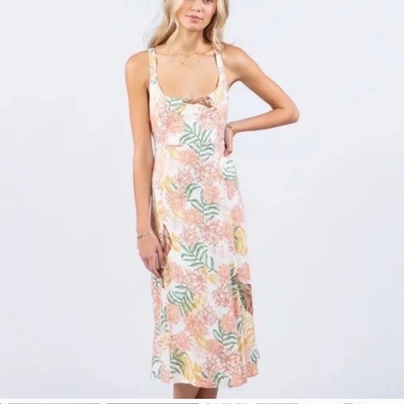 Rip Curl Floral Maxi Dress XL - Picture 5 of 6